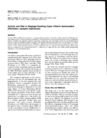 Activity and Diet in Seepage-Dwelling Coeur d 'Alene Salamanders (Plethodon vandykeL idahoensis