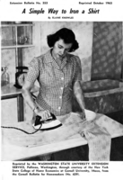 A simple way to iron a shirt