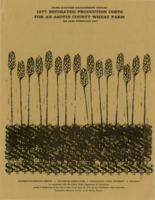 1977 estimated production costs for an Asotin county wheat farm