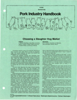 Pork industry handbook: Nutrition: principles of balancing a ration
