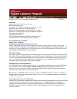 Master Gardener Program Newsletter, January 2011
