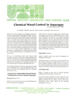 Chemical weed control in asparagus