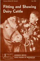Fitting and showing dairy cattle