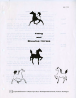 Fitting and showing horses