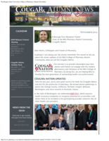 CougaRx Alumni Newsletter, November 2015