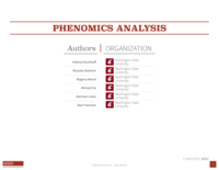 Phenomics Analysis