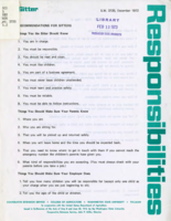 Recommendations for sitters