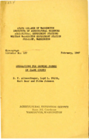 Suggestions for growing prunes in Clark County