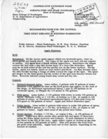 Recommendations for the control of small fruit diseases in western Washington 1957: apple diseases