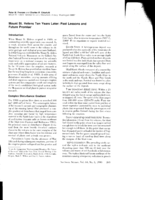 Mount St. Helens Ten Years Later: Past Lessons and Future Promise