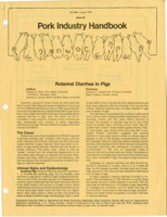 Rotaviral diarrhea in pigs