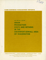 Grain production costs and returns in the Davenport-Edwall area of Washington