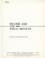 Income and the 1964 wheat program: examples for Washington farms