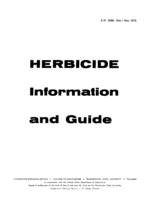 Herbicide information and guide
