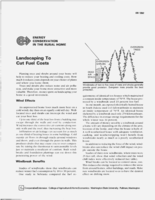 Landscaping to cut fuel costs.