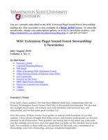 WSU Extension Puget Sound Forest Stewardship E-Newsletter, July/August 2010