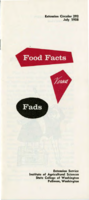 Food facts versus fads