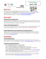 CloverGram, April 1, 2016