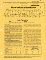 Baby pig anemia