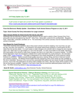 4-H Friday Update, July 15, 2011