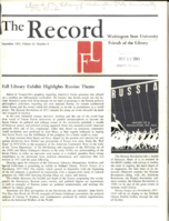 The Record, volume 42, no. 2, September