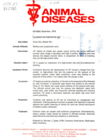 Animal diseases: Ulcerative posthitis (UP)