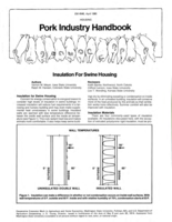 Insulation for swine housing