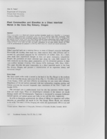 Plant Communities and Elevation in a Diked Intertidal Marsh in the Coos Bay Estuary, Oregon