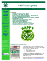 4-H Friday Update, April 22, 2016