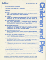 Characteristics of a good toy: Pick the right toy for the right child at the right time