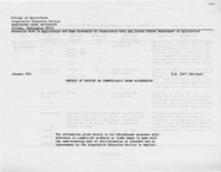 Control of insects on commercially grown blueberries