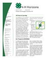 4-H Horizons, February 2014