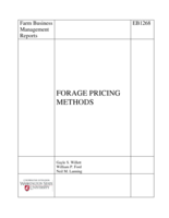 Forage Pricing Methods