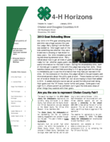4-H Horizons, January 2014