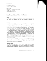 New, Rare, and Unusual Algae from Montana