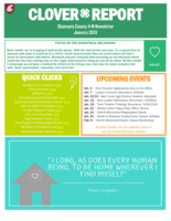 Clover Report, January 2019