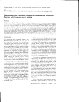 Reproduction and pollination biology of Centaurea and Acroptilon species, with emphasis on C. diffusa