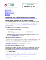 CloverGram, December 10, 2014