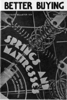 Better buying springs and mattresses