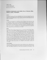 Stratiform Sedimentary Lead Sulfide Ores of Bonanza, Mine, Stevens County, Washington