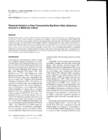 Temporal variation in prey consumed by big brown bats (Eptesicus fuscus) in a maternity colony