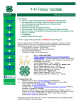 4-H Friday Update, May 29, 2015