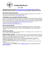 Junior Hoofbeats, Fall 2008