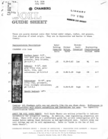 Soil guide sheet: Chambers