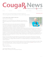 CougaRx News, December 2019