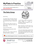 MyPlate in Practice: Lesson 2 (Dairy)