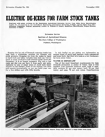 Electric de-icers for farm stock tanks