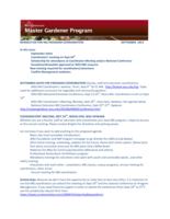 Master Gardener Program Newsletter, September 2012