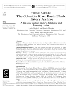 The Columbia River Basin Ethnic History Archive: A tri-state online history database and learning center