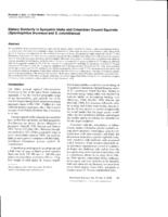 Dietary similarity in sympatric Idaho and Columbian ground squirrels (Spermophilus brunneus and S. columbianus)